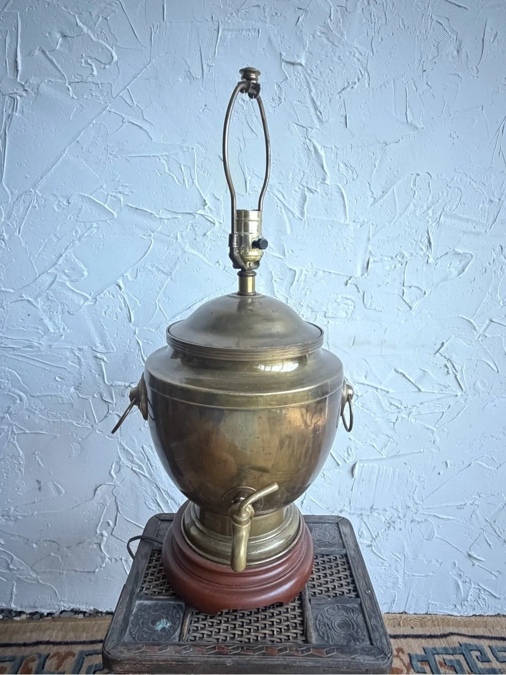 Vintage brass lamp
